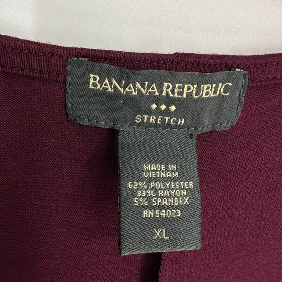 3/$25 Banana Republic Faux Wrap Dress XL Short Sleeve - Picture 2 of 7